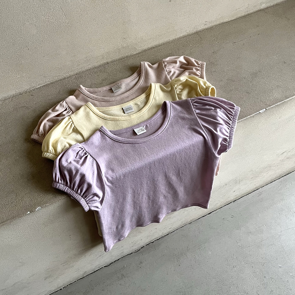 [티셔츠] 퍼프소매
