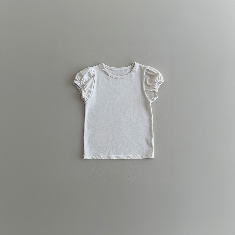 [24여름] 퍼프 소매 티셔츠 1