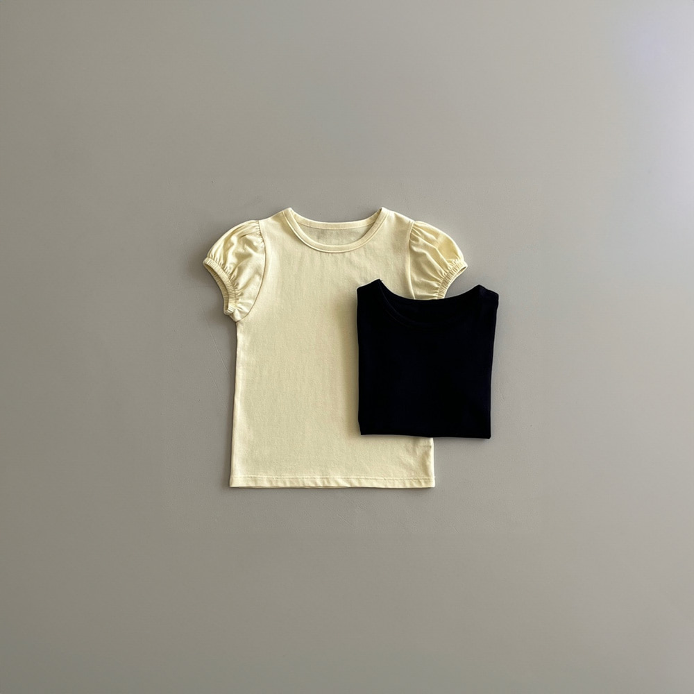 [24여름] 퍼프 소매 티셔츠 3